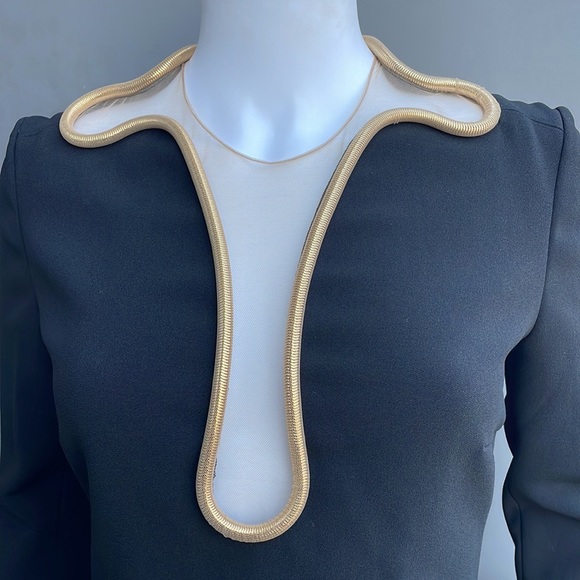 Stella McCartney Isabela Chain-Trim Mini Dress  Size 38 IT - Picture 8 of 16